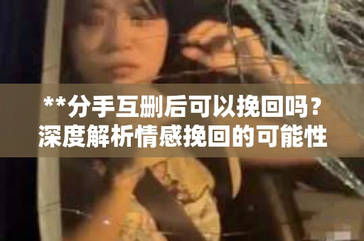**分手互删后可以挽回吗？深度解析情感挽回的可能性**