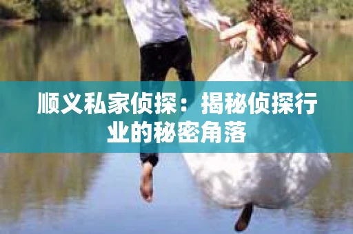 顺义私家侦探：揭秘侦探行业的秘密角落