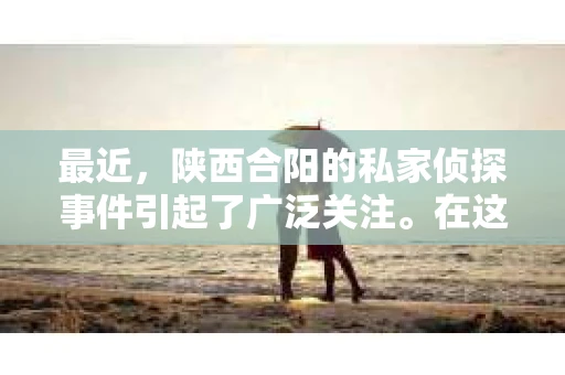 最近，陕西合阳的私家侦探事件引起了广泛关注。在这个信息爆炸的时代，隐私保护显得尤为重要。今天，我们就来聊聊这个事件，看看它背后的一些故事。