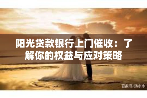阳光贷款银行上门催收：了解你的权益与应对策略