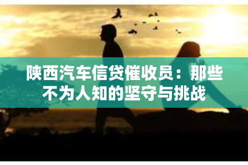 陕西汽车信贷催收员：那些不为人知的坚守与挑战