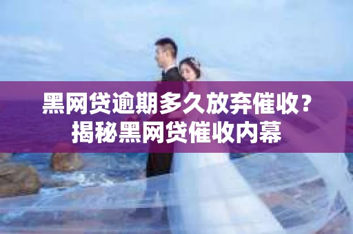 黑网贷逾期多久放弃催收？揭秘黑网贷催收内幕