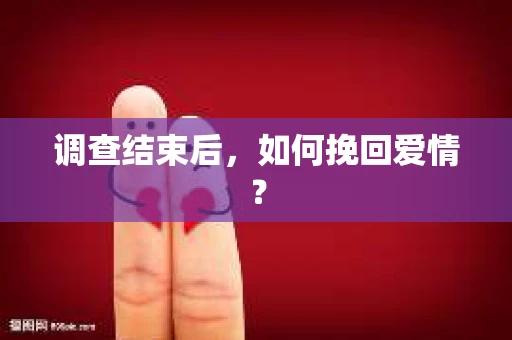 调查结束后，如何挽回爱情？