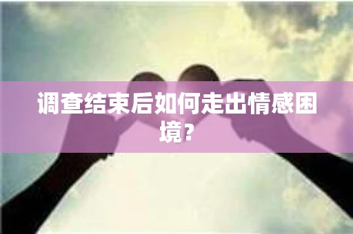 调查结束后如何走出情感困境? 调查结束后如何走出情感困境?