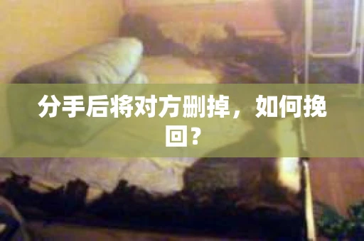 分手后将对方删掉，如何挽回？