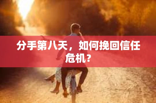 分手第八天，如何挽回信任危机？